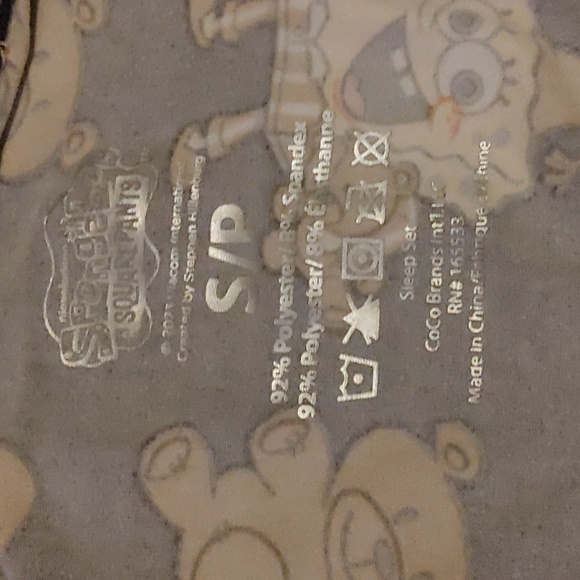 👌Sponge Bob Square Pants Too Sz Sm - Picture 2 of 7